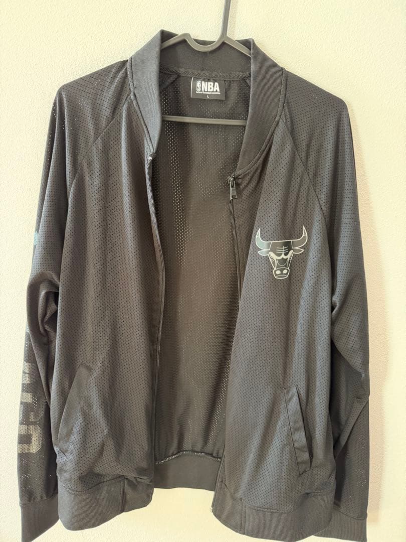 メンズNBA シカゴブルズ ジャケット L 黒 66