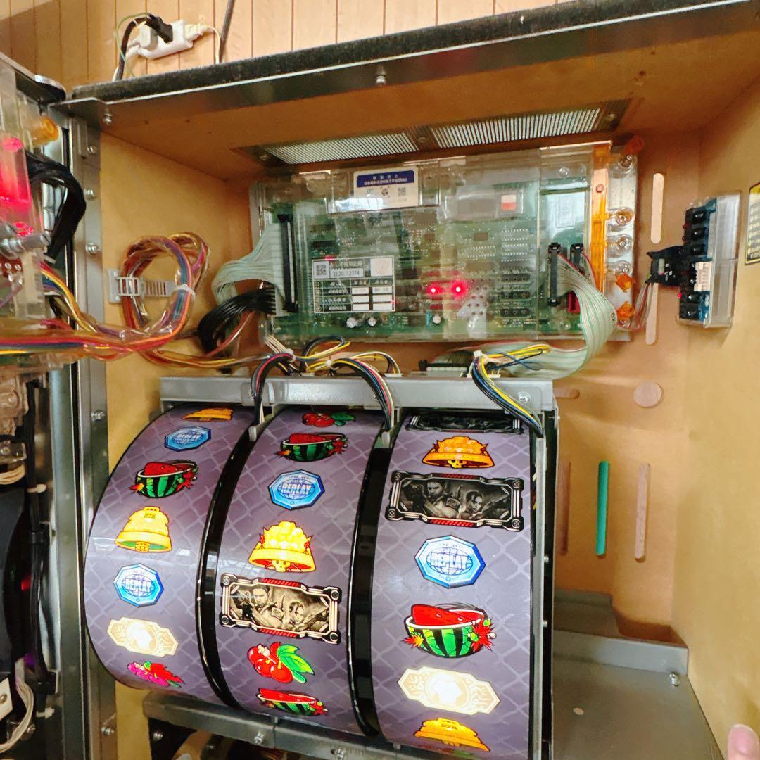 スロット　実機　バイオハザード５Ｚ　ハンタープライズ　不要機　家庭用電源