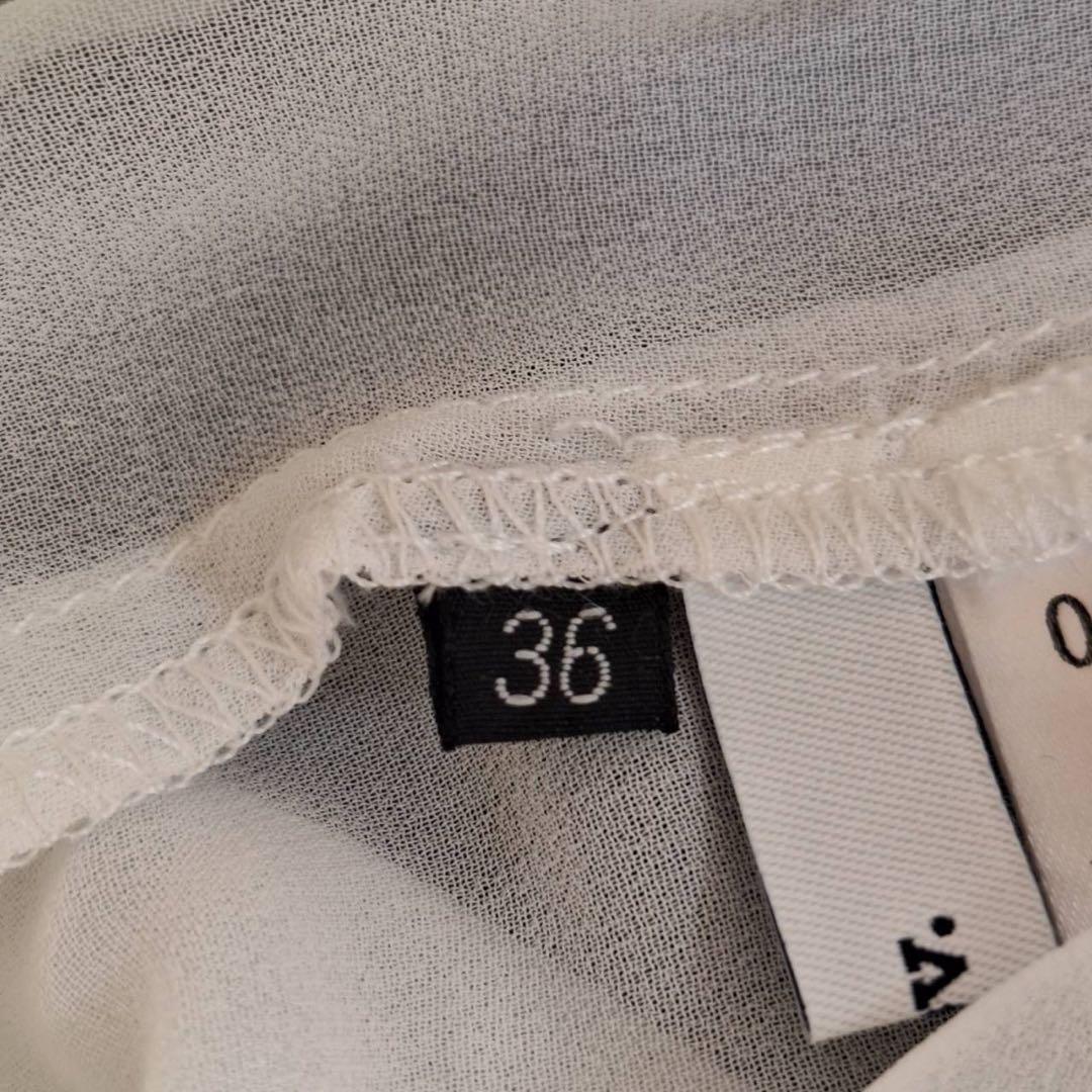 未使用級✨ソブ 2025SS ギャザーフリルデザインブラウス ボウタイ リボン