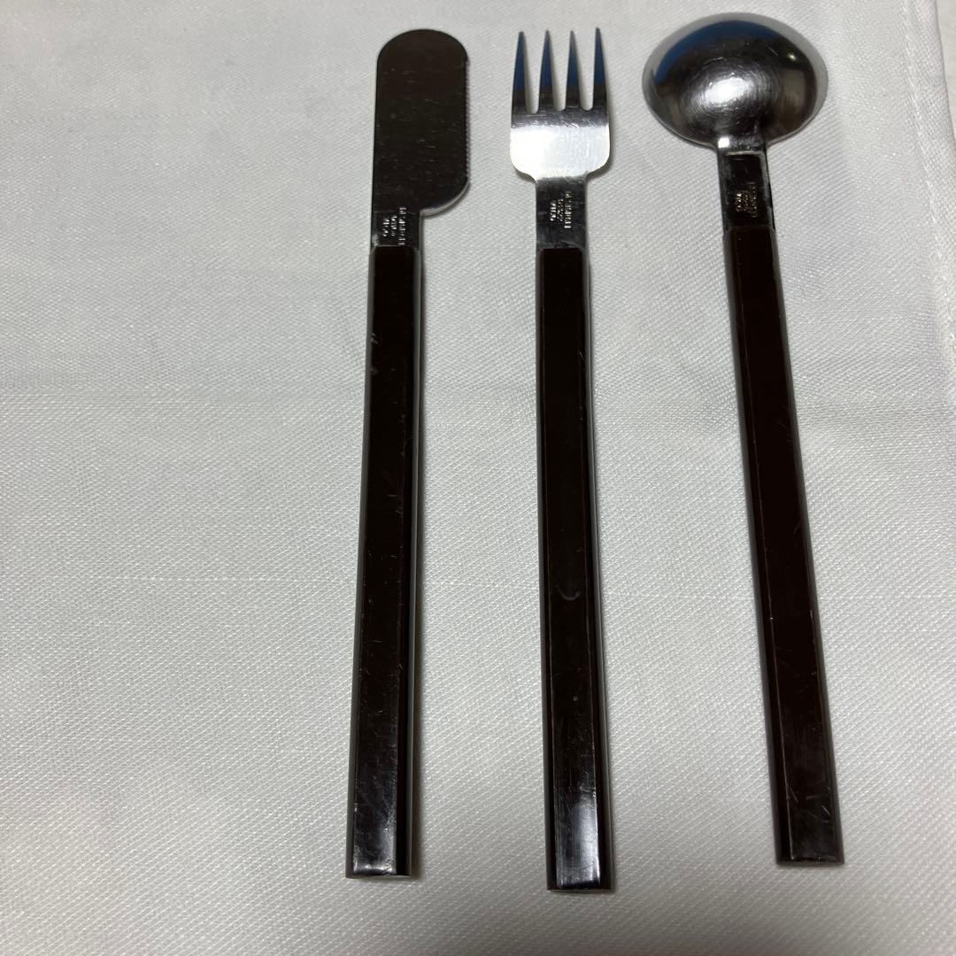 AIR FRANCE エールフランス　機内食　カトラリーセット3セット➕ナイフ1