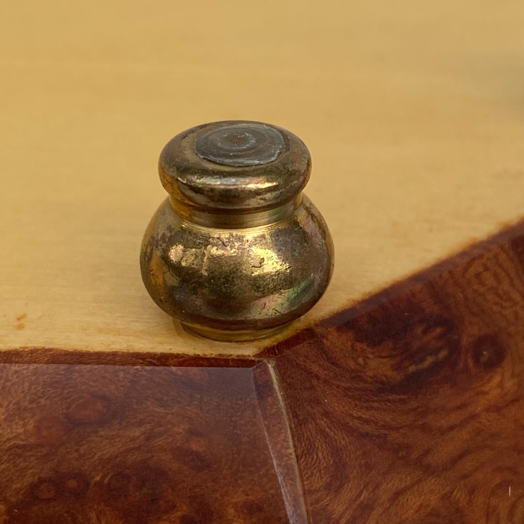 ◆新品同様◎REUGE リュージュ 小物入れオルゴール 象嵌細工 鍵付き