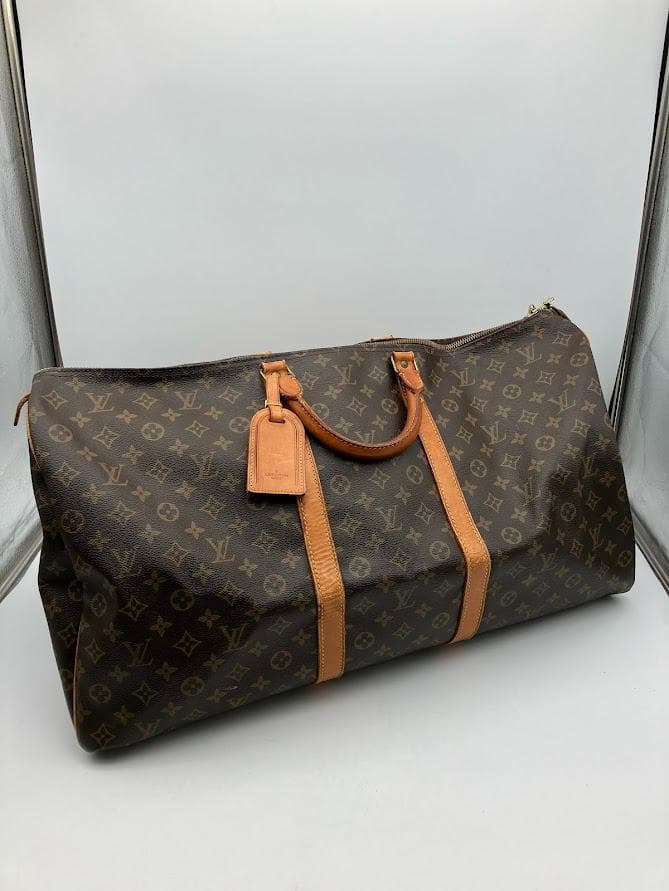Louis Vuitton ボストンバッグ ブラウン モノグラム　キーポル60