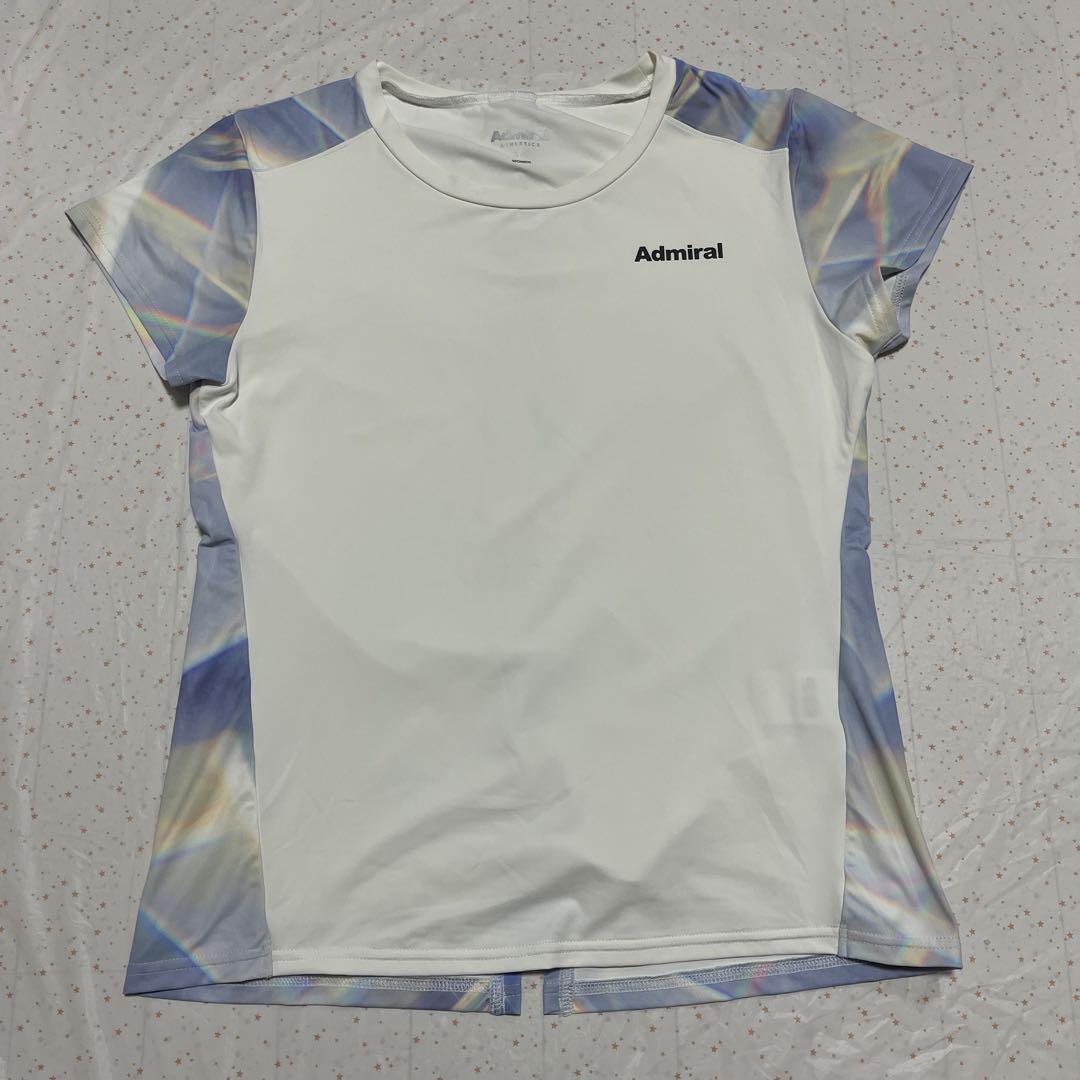 アドミラル　テニスウェア　セットアップ　ホワイト（レディースL）