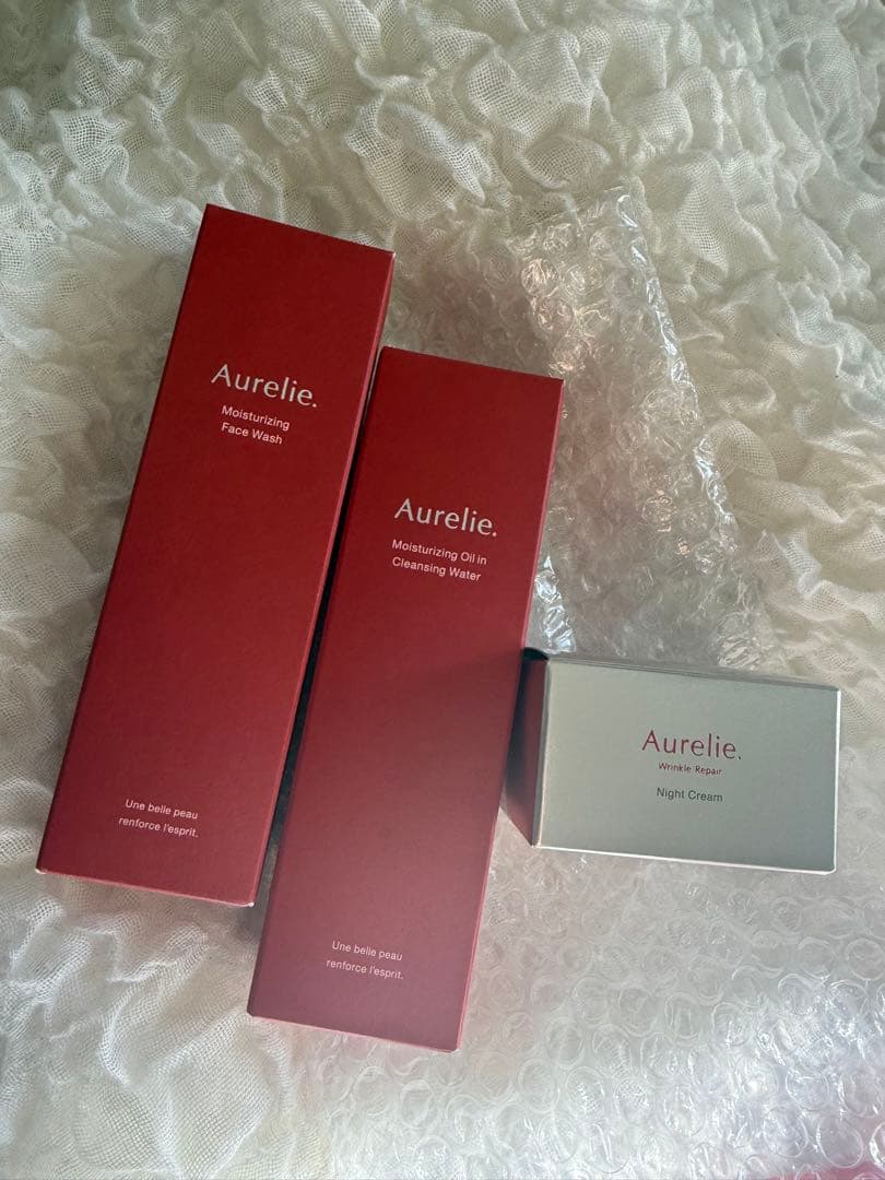 Aurelie オレリー　洗顔料　クレンジング　ナイトクリーム　3点セット　新品