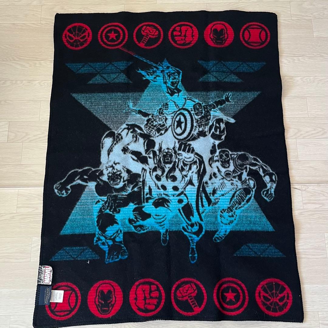 希少 未使用タグ付 PENDLETON × MARVEL ブランケット キャンプ