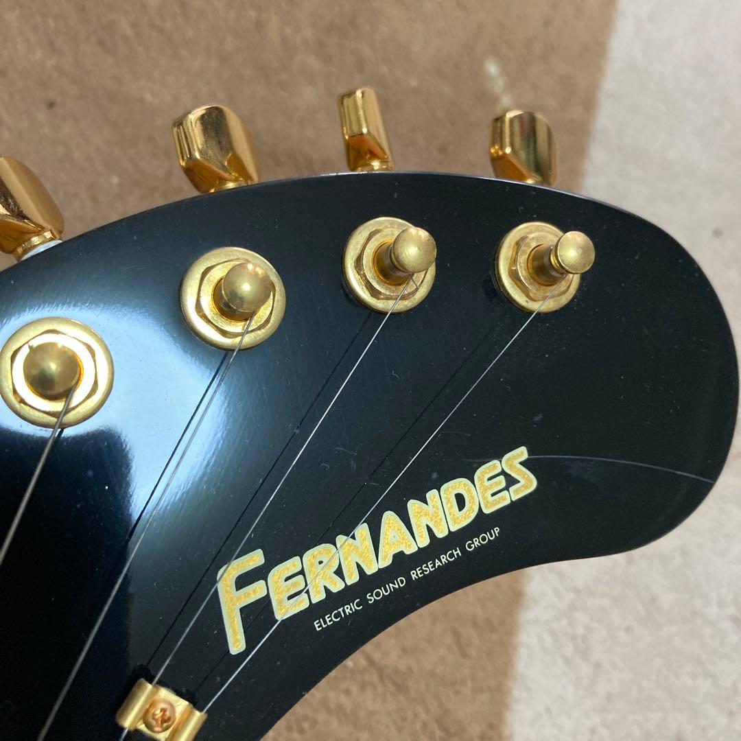 FERNANDES ZO-3C ギター ブラック ゴールドパーツ　1992年