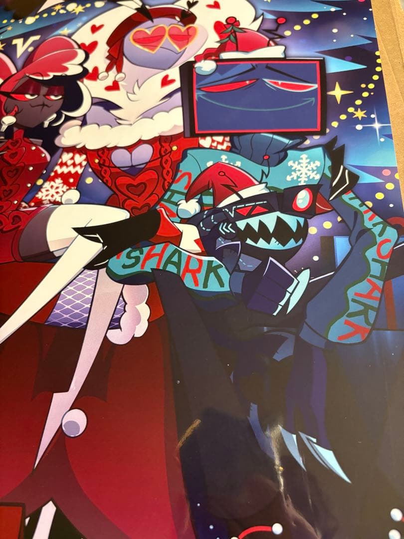 ハズビンホテル　公式クリスマス限定ポスター　VEES