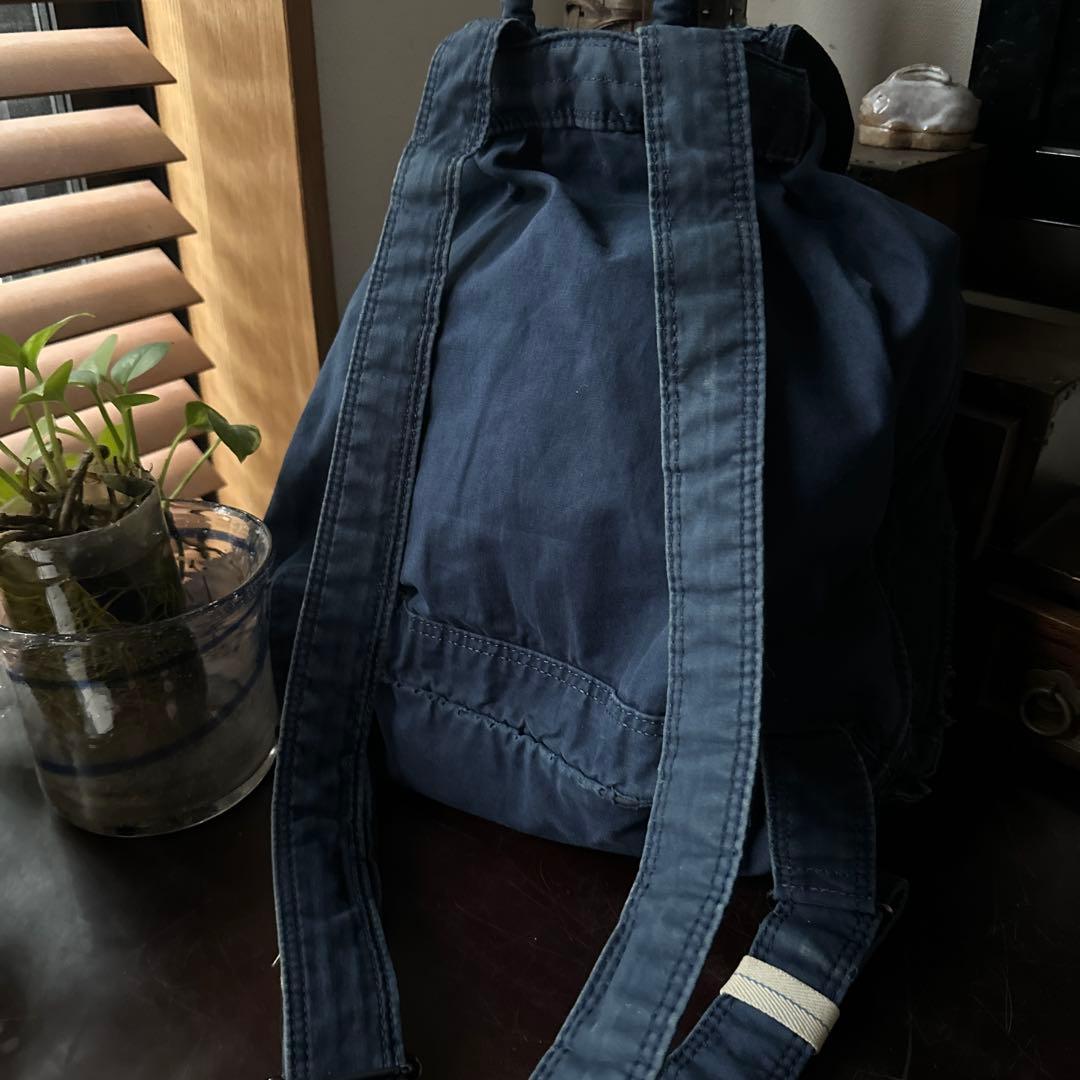 f*n様 ポーターをリメイク/藍染／襤褸