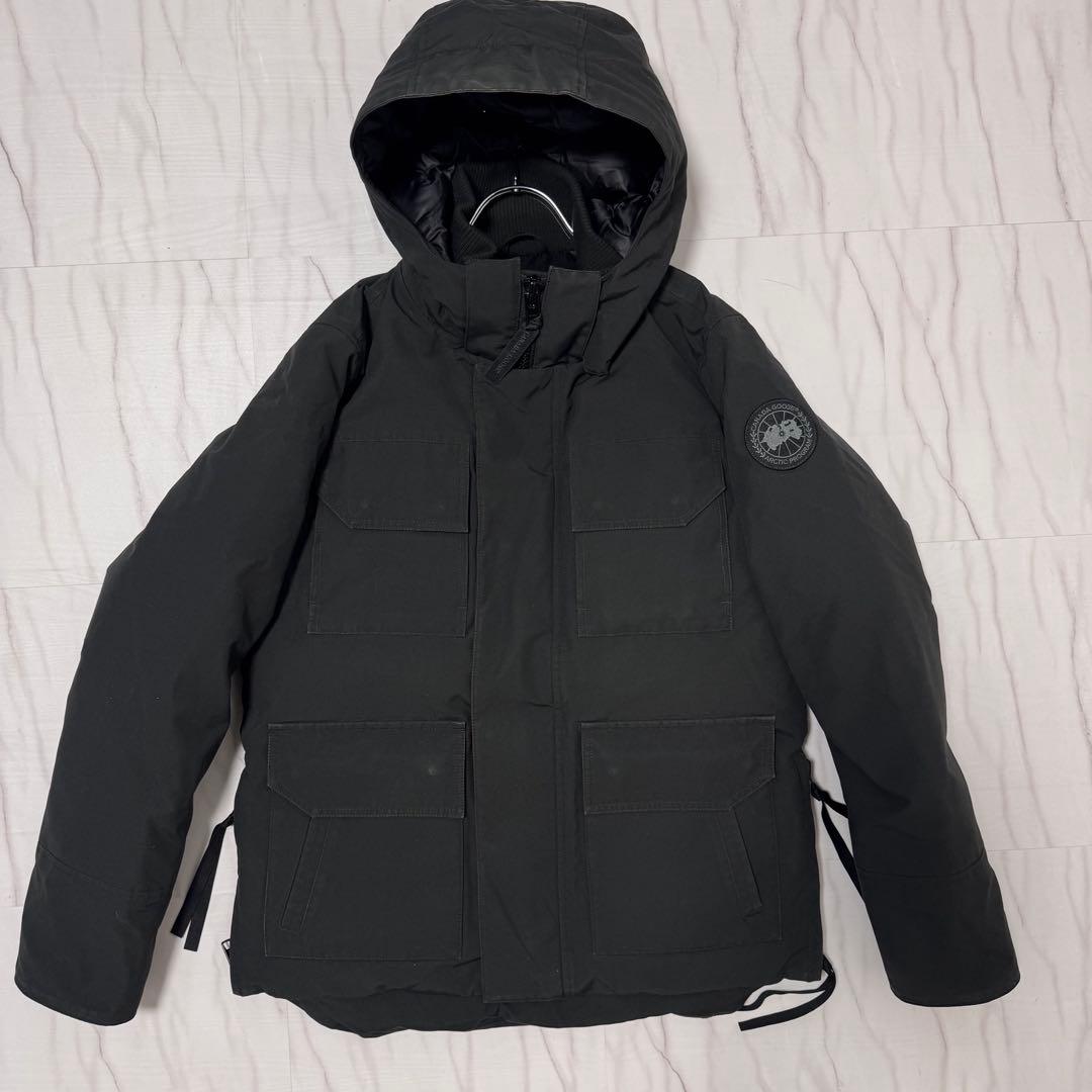 L相当✨カナダグースブラックレーベル メイトランドパーカー 2way ダウン 黒