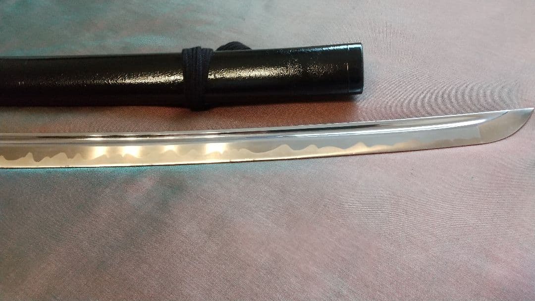 【樋入り互の目丁子乱れ】模造刀 舞踊 模擬刀 拵え 喰出し鍔 刀剣 日本刀 刀
