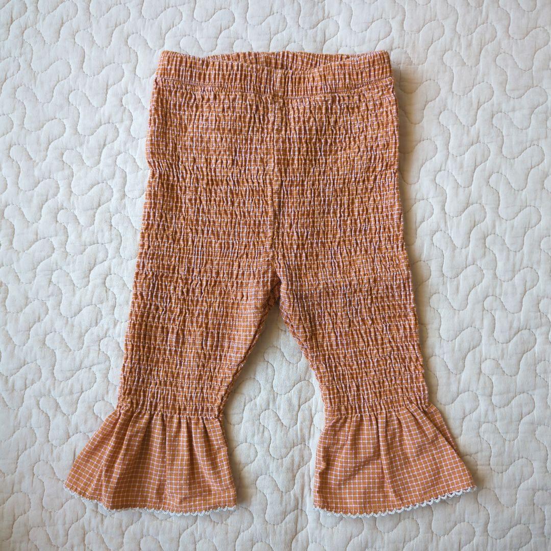 bebe organicヘレナレギンス2y 正規品 美品24ss　海外子供服