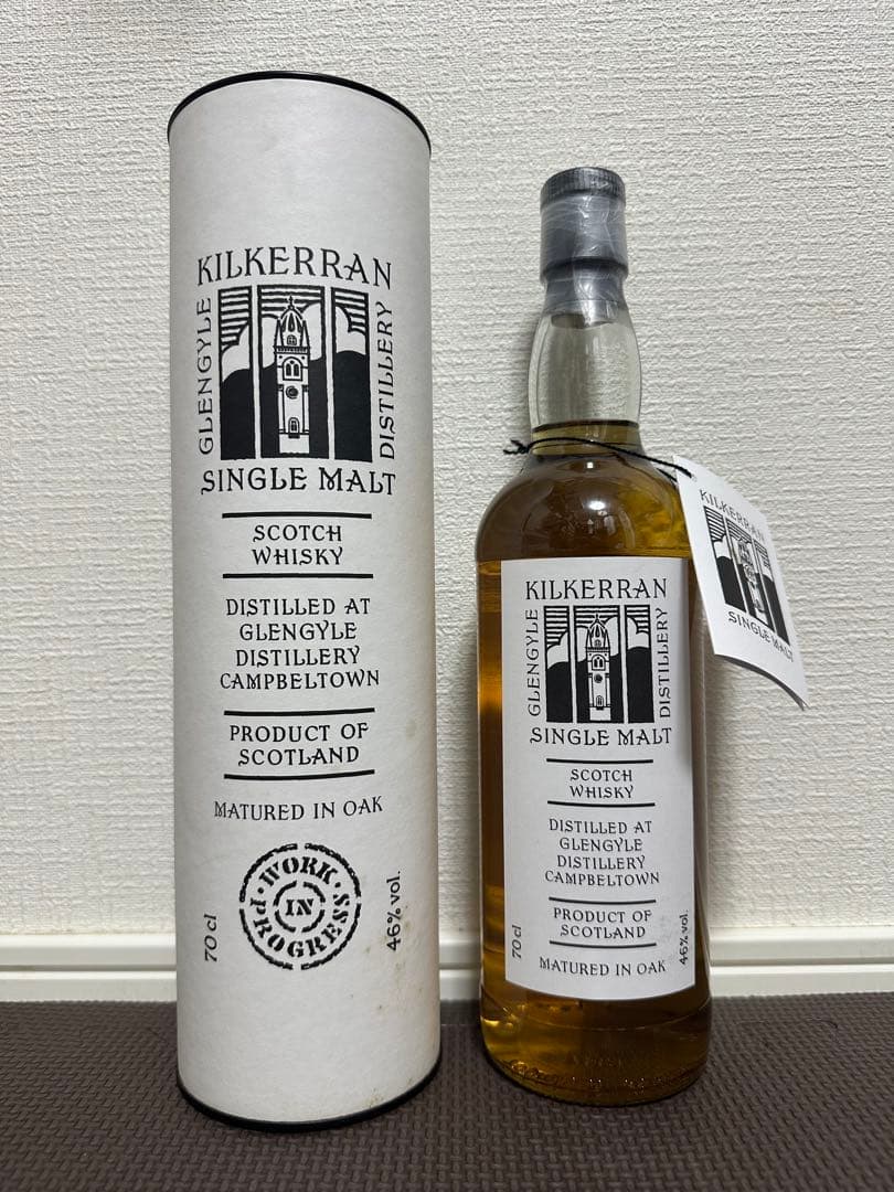 希少 終売品 キルケラン ワーク イン プログレス #1 第一弾 シングルモルト