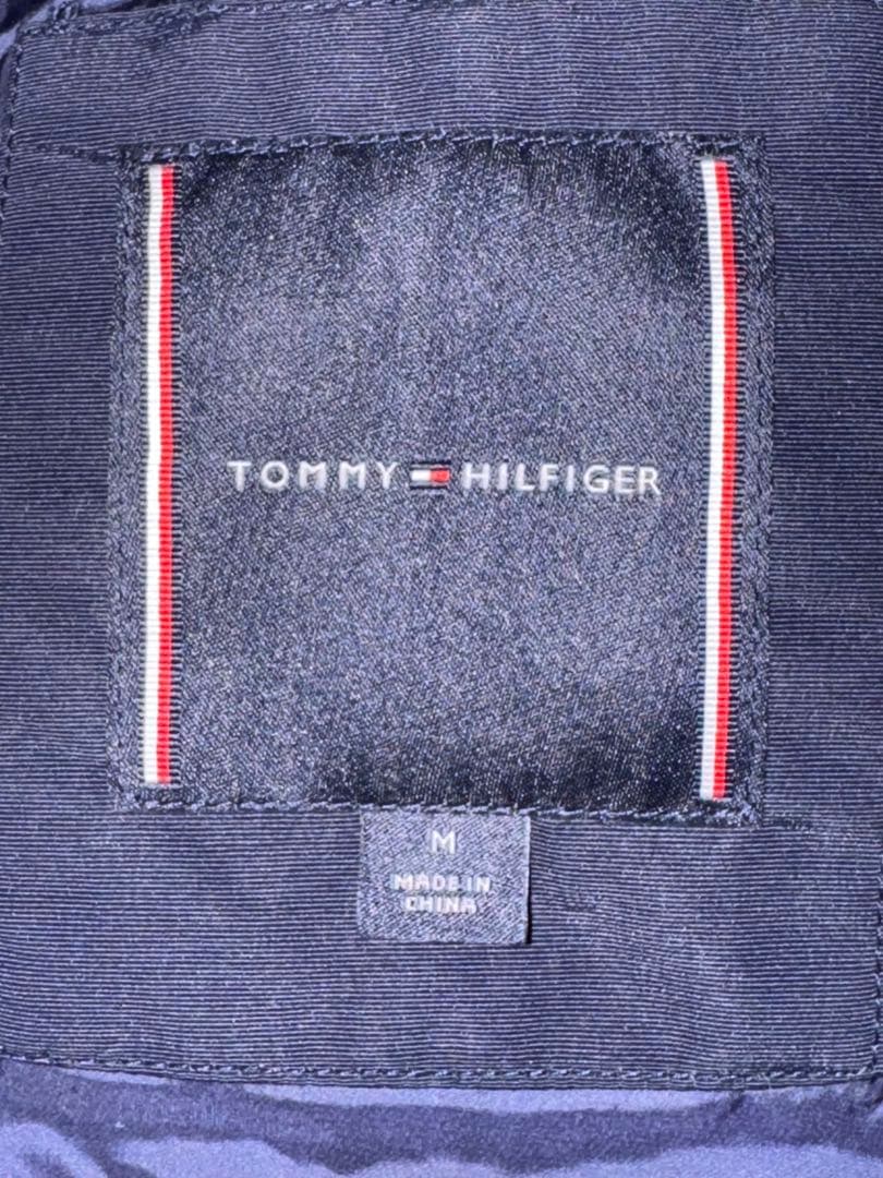 【美品】トミーヒルフィガー ダウンジャケット 中綿 ネイビー Mサイズ