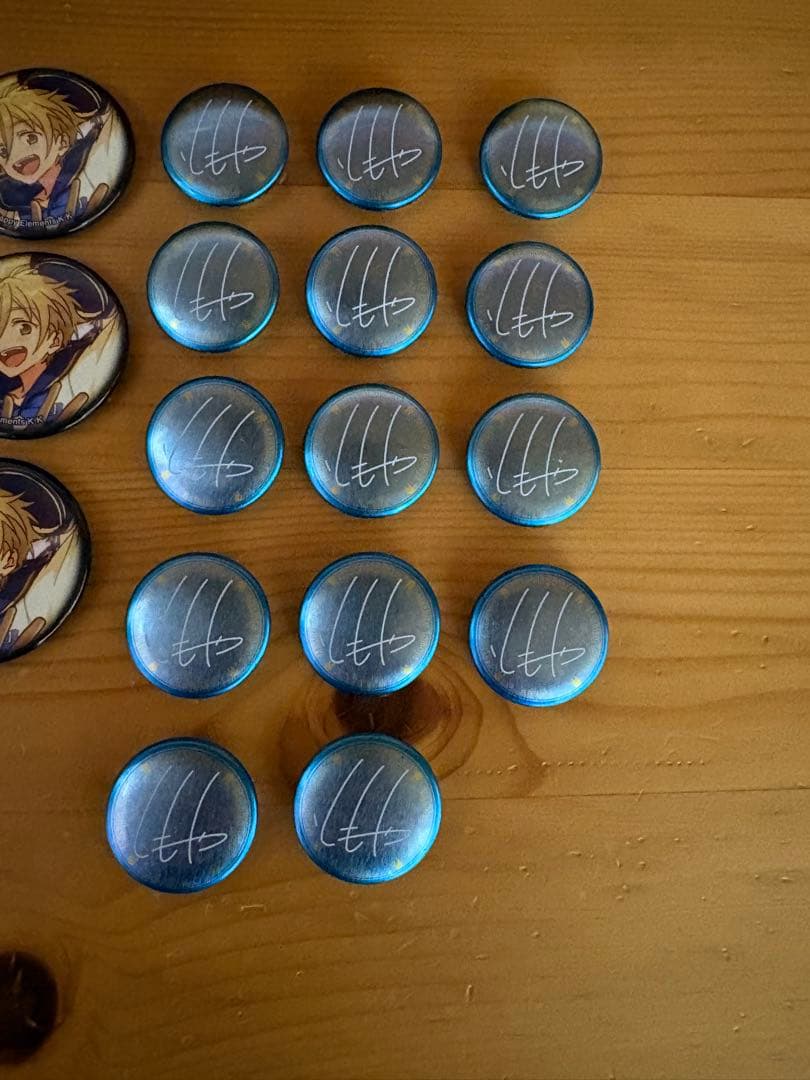 【ファン感謝祭3rd、33点セット】あんスタ 真白友也 缶バッジ2種セット