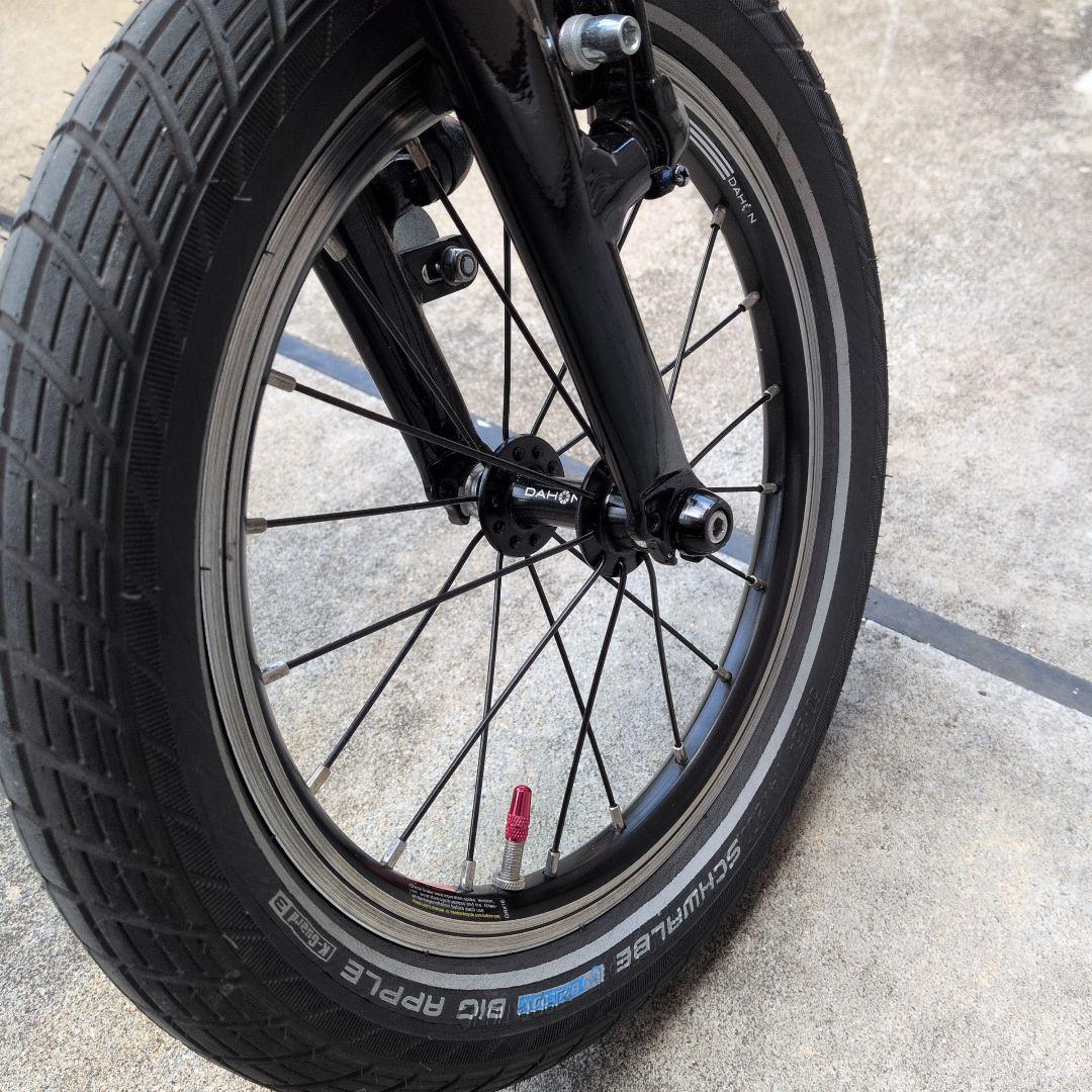 DAHON K3 　BIG APPLEタイヤ 　室内保管