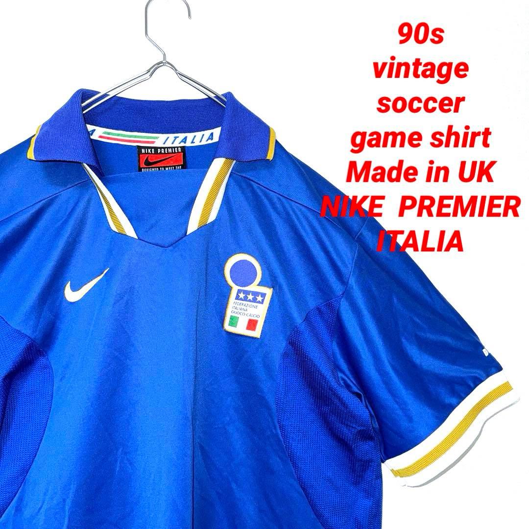 激レア！90s vintage サッカー　ゲームシャツ　イタリア代表　ナイキ