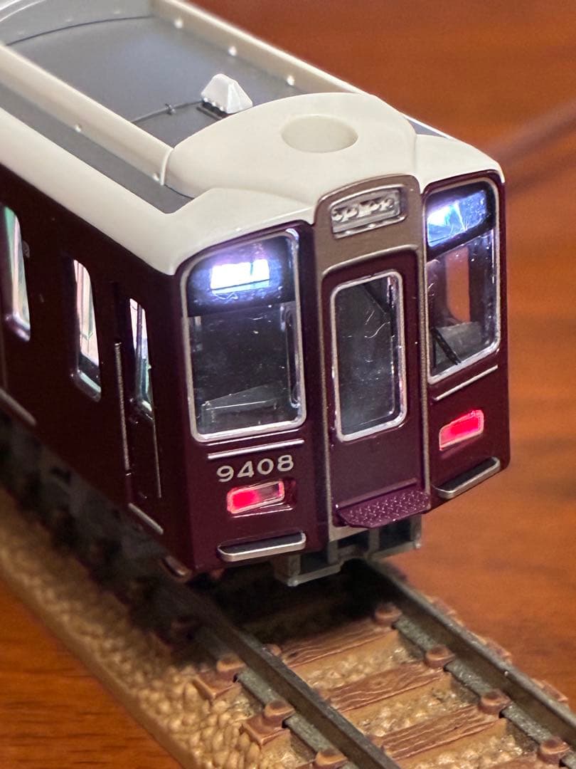 阪急9300系8両　kato ライト点灯動力動作確認済　ジャンク品