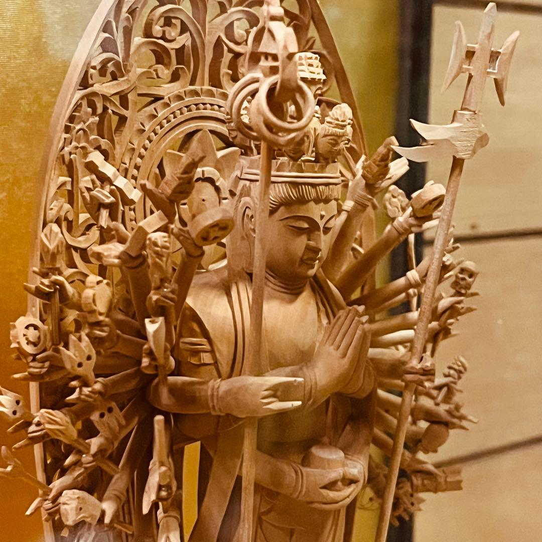 仏像 千手観音菩薩 立像