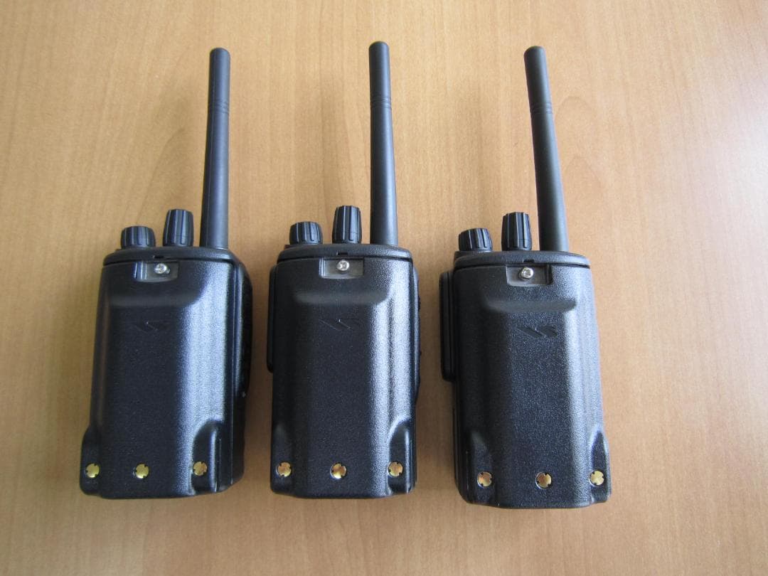 スタンダード VXD20トランシーバー 3台セット♥外観・付属等ほぼ新品同様♥