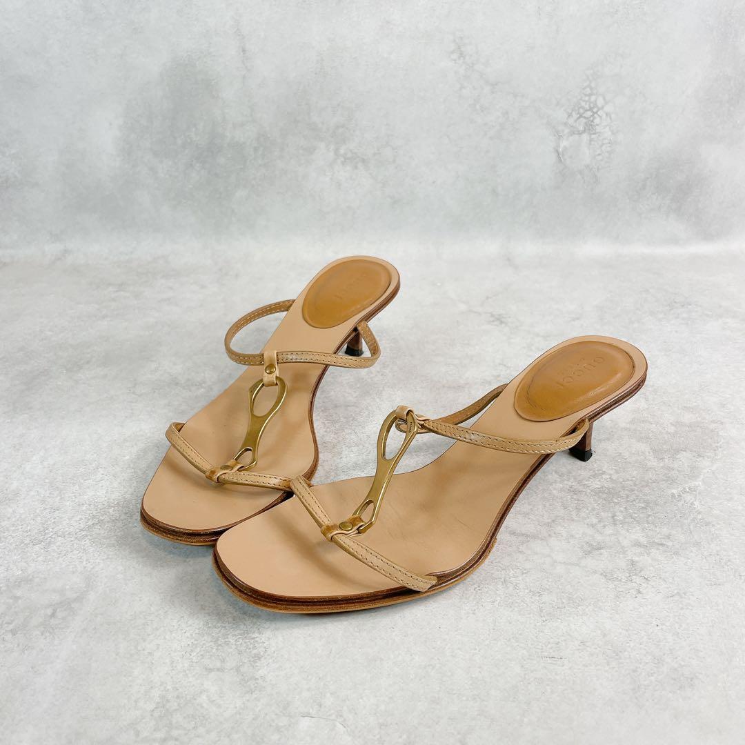 靴 Vintage Gucci Horsebit Sandals 5C