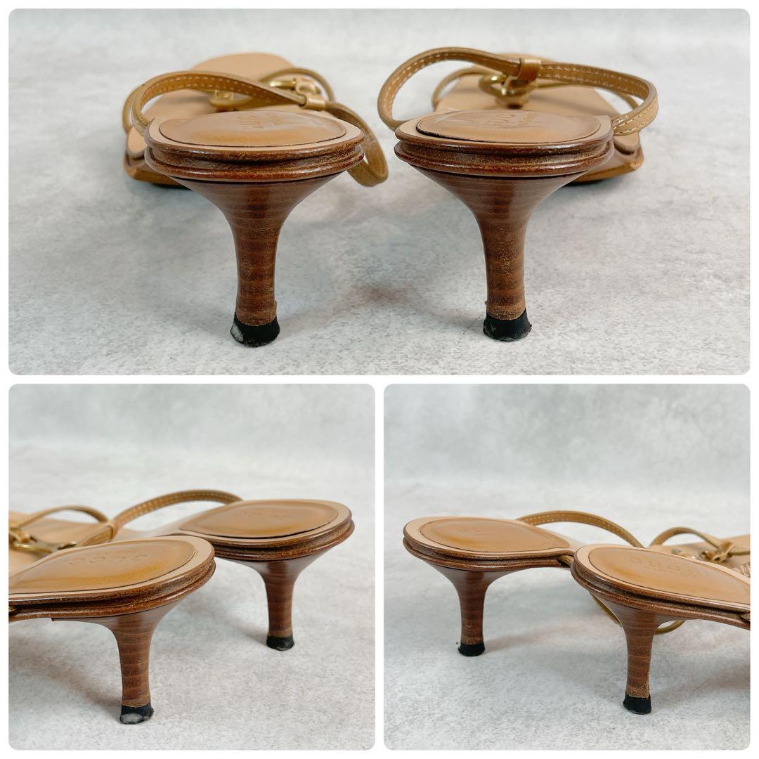 靴 Vintage Gucci Horsebit Sandals 5C