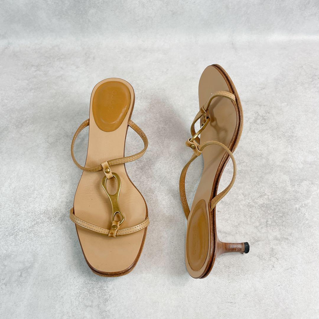 靴 Vintage Gucci Horsebit Sandals 5C