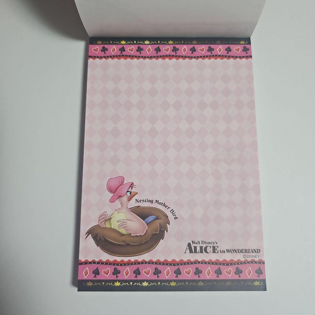 レア ディズニー 不思議の国のアリス メモ帳