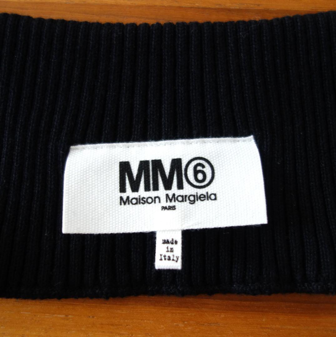 ▼MM6 Maison Margiela ネックウォーマー ブラック