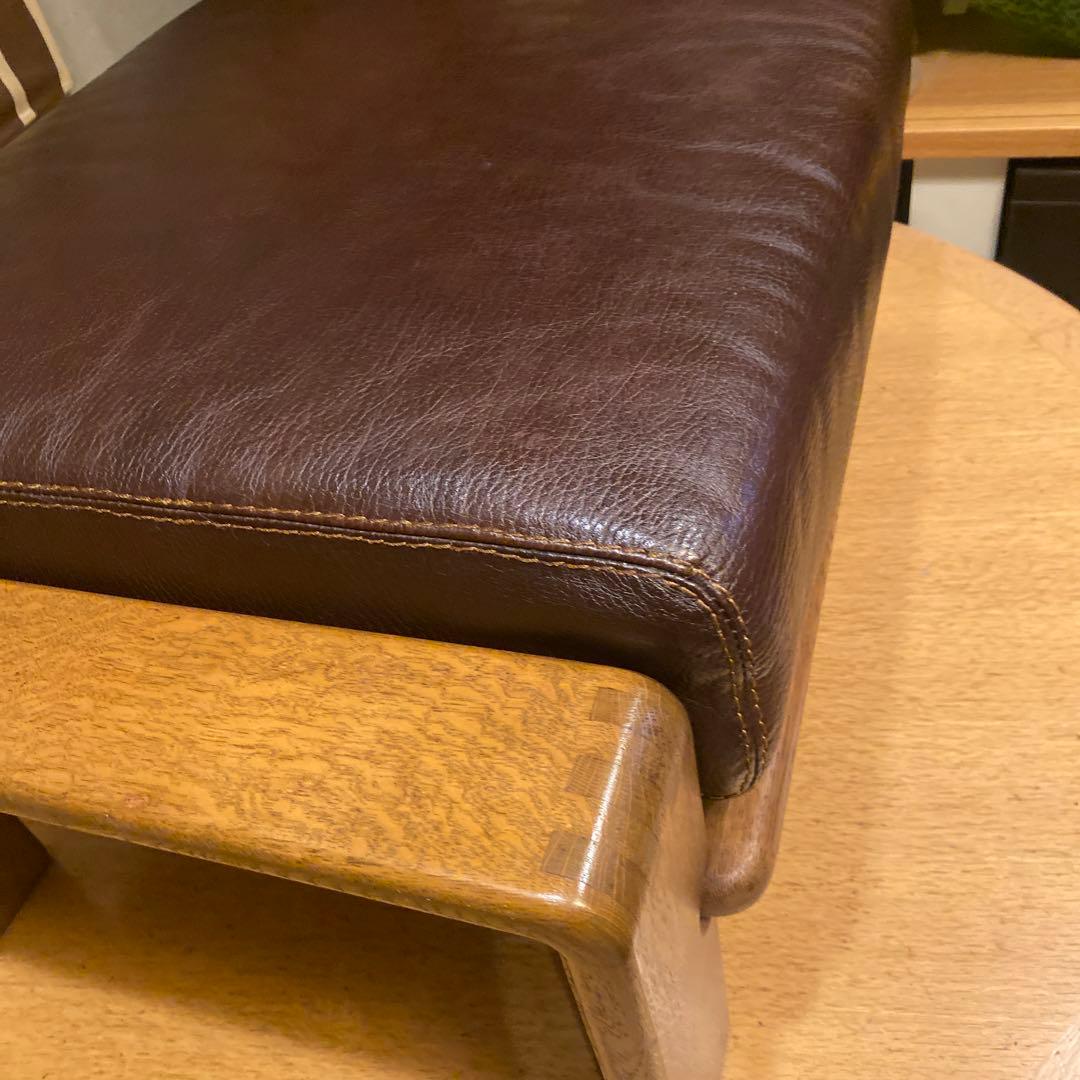 Condehouse ボルス　オットマン　高級　シボ厚革　旭川家具