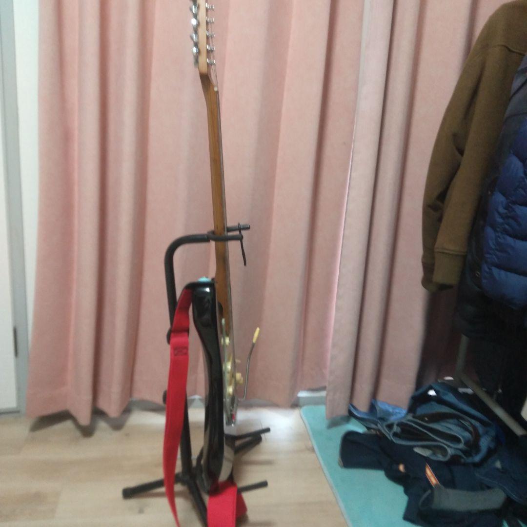 福田Nせん専用　バッカス　BST-1-RSM/M BLK 黒　ストラトキャスター