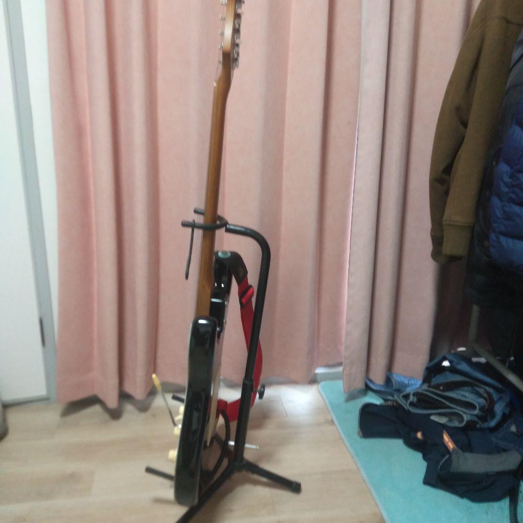 福田Nせん専用　バッカス　BST-1-RSM/M BLK 黒　ストラトキャスター