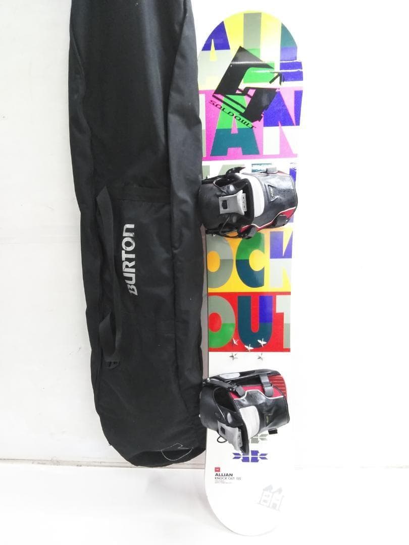 アライアン KNOCK OUT 155 + FLOW Lサイズ スノーボード