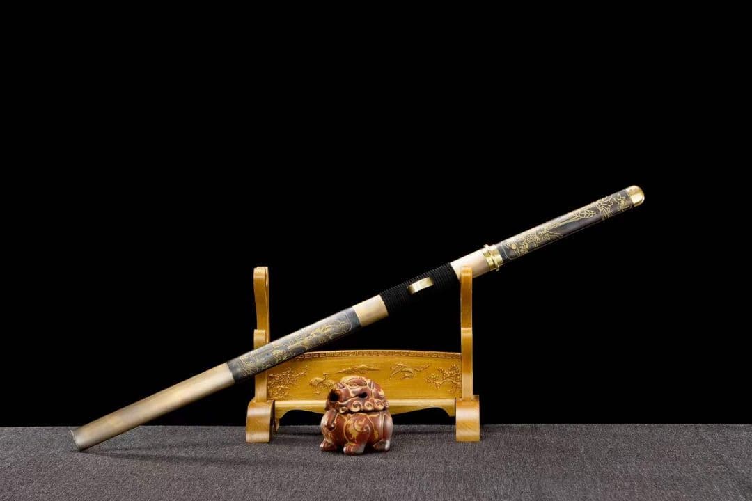 魚躍龍門唐刀 古兵器 武具　刀装具　日本刀　模造刀 居合刀