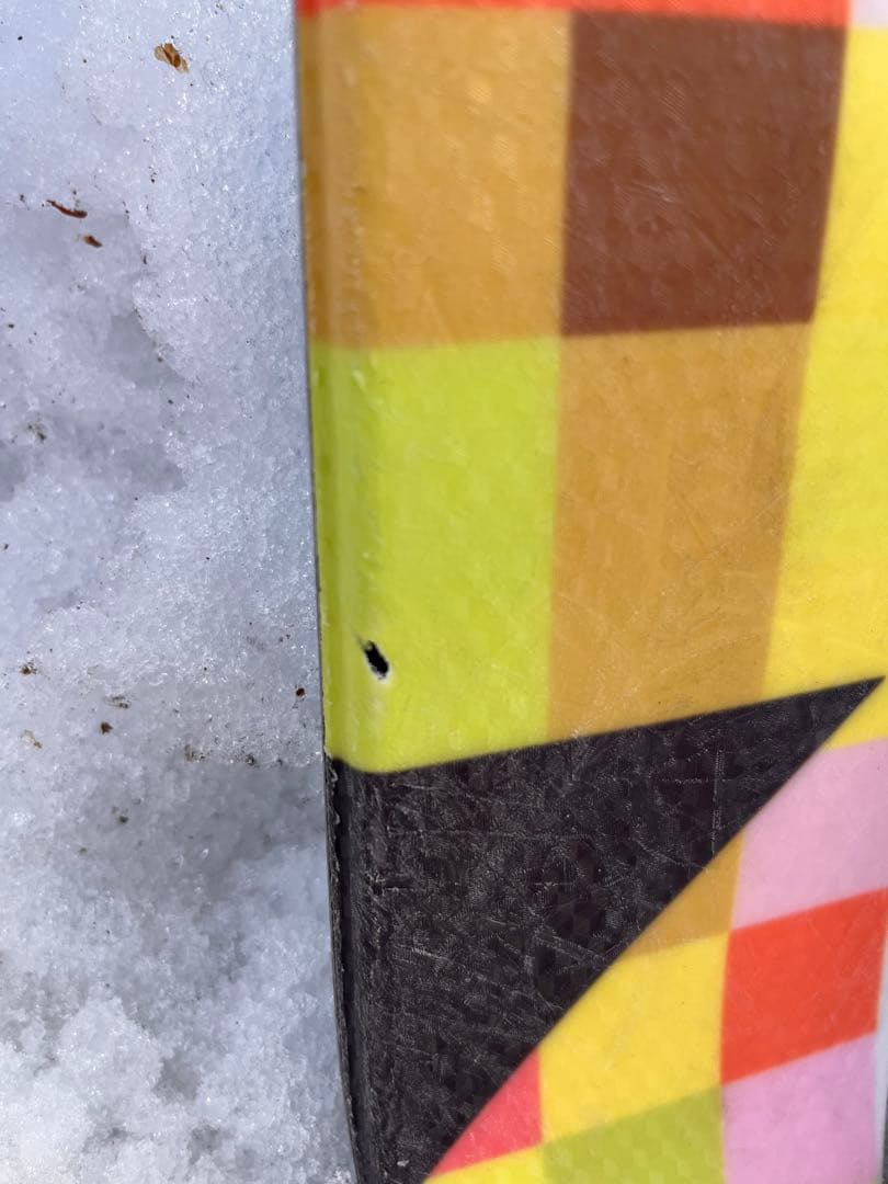 キッズ用　KLINT カラフルスキー板 ビンディング付き　110cm