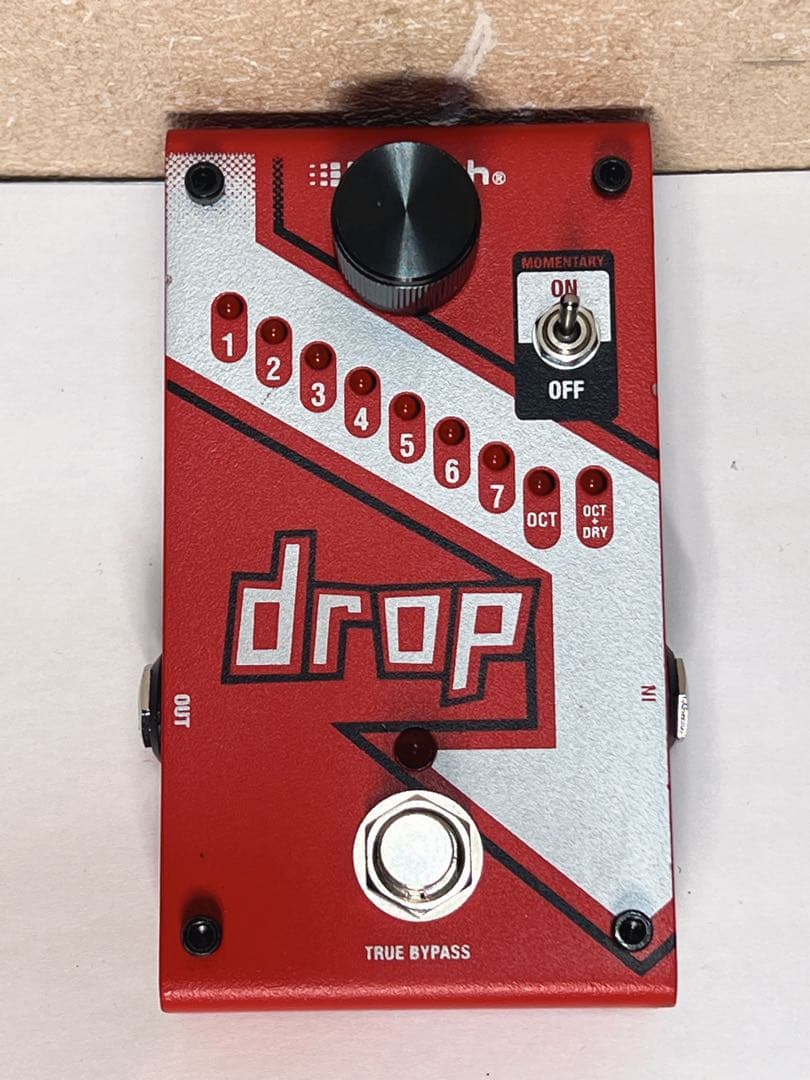 DigiTech drop ギターエフェクター 赤
