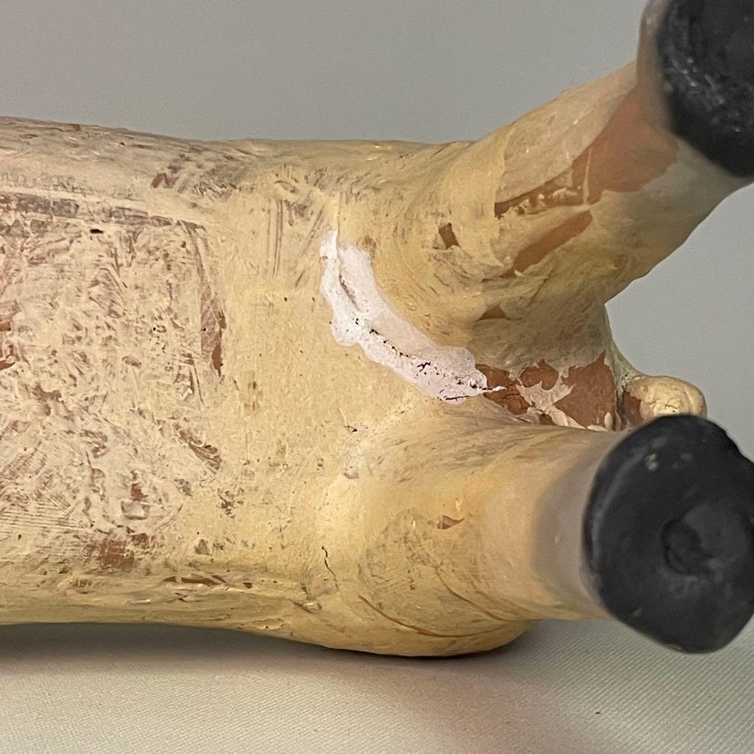 ヴィンテージ ペルー プカラ フォークアート ロバ 馬のオブジェ