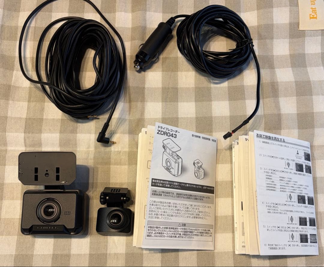 エルサコムテック・ZDR-043 SDカード32G付（箱無し、説明書付）