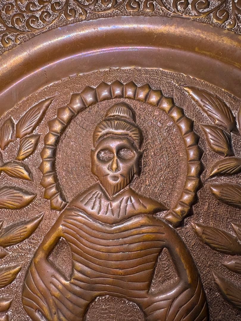 仏陀 ブッダ 坐像 レリーフ 仏教 仏具 銅製風 供養 瞑想