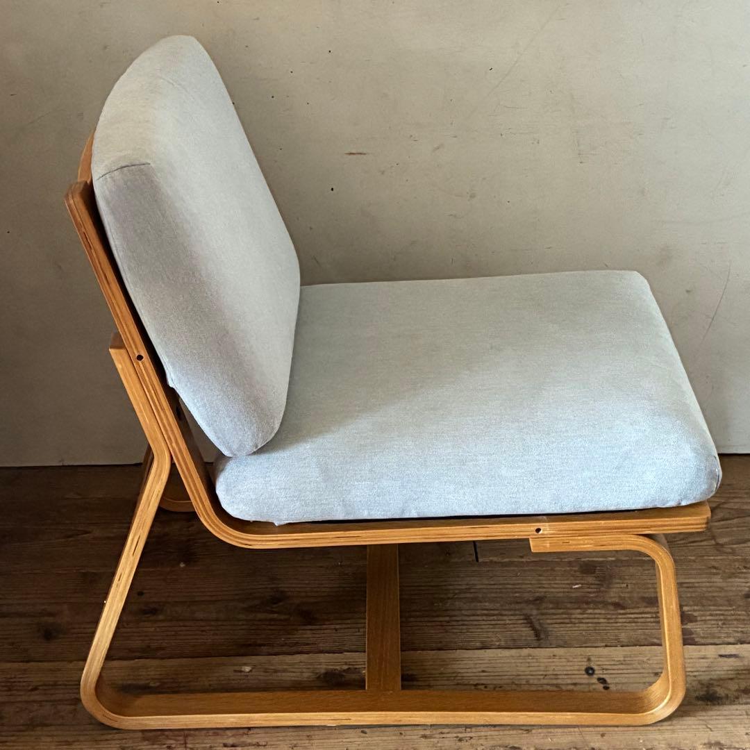 無印 リビングでもダイニングでも使えるソファチェア オーク材 2