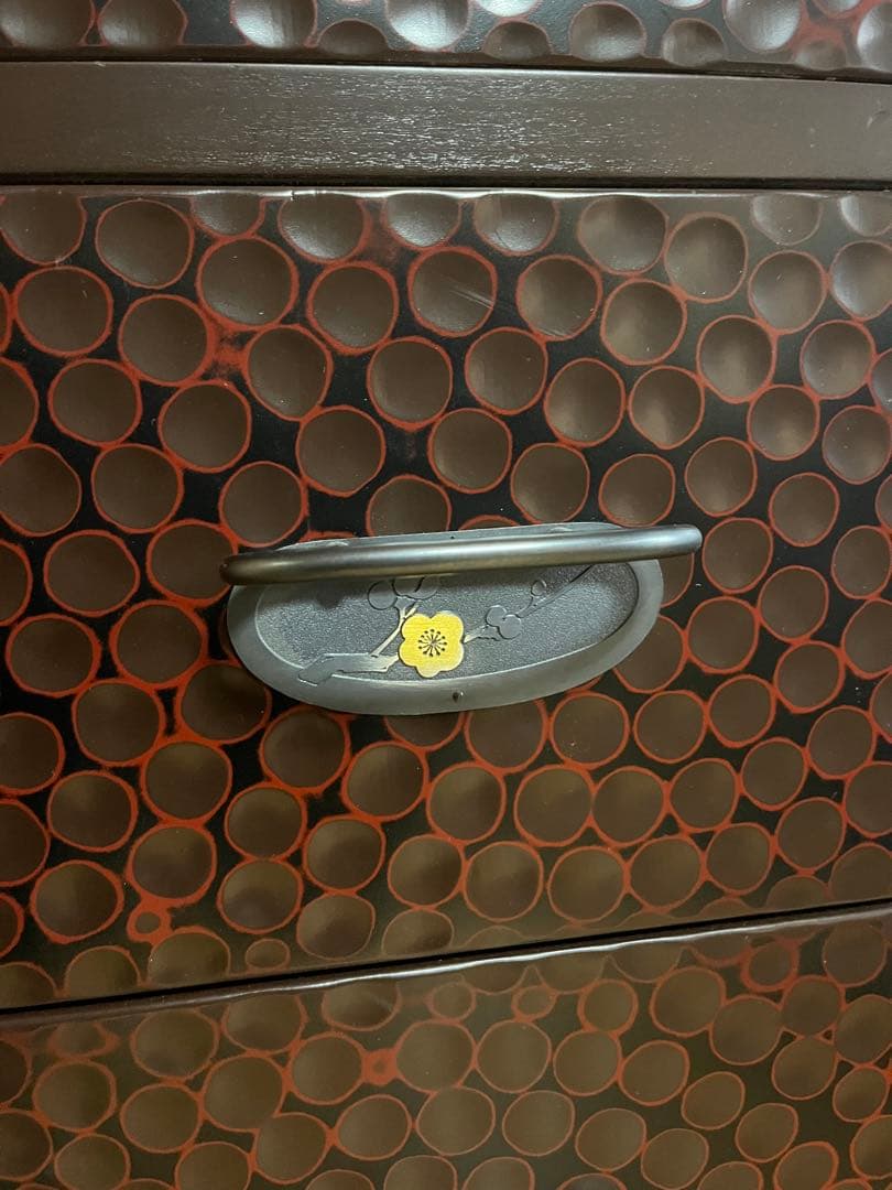 鎌倉彫り　佐藤恵仙作品　桐タンス　和箪笥　着物保管　高級　美品