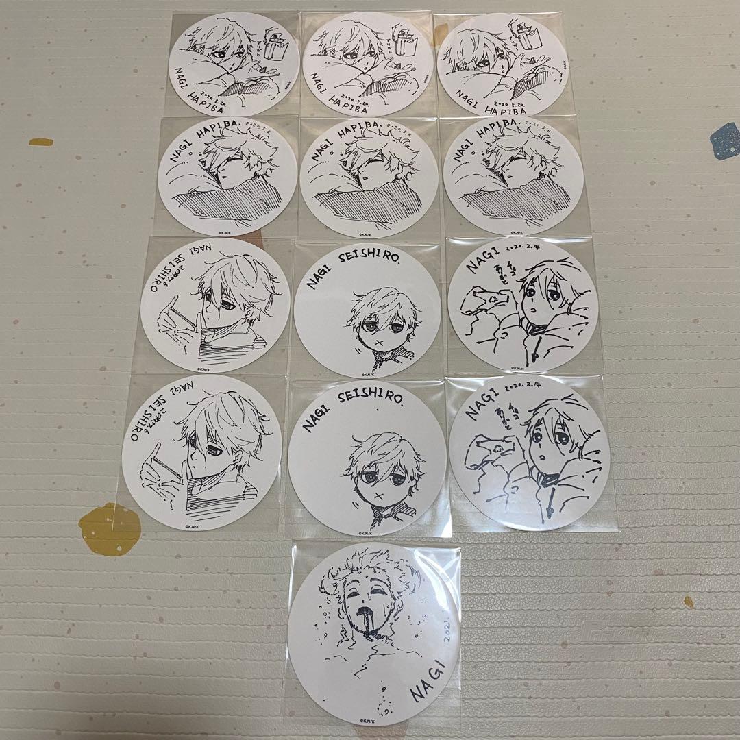 ブルーロック　凪誠士郎　原画展　複製コースター