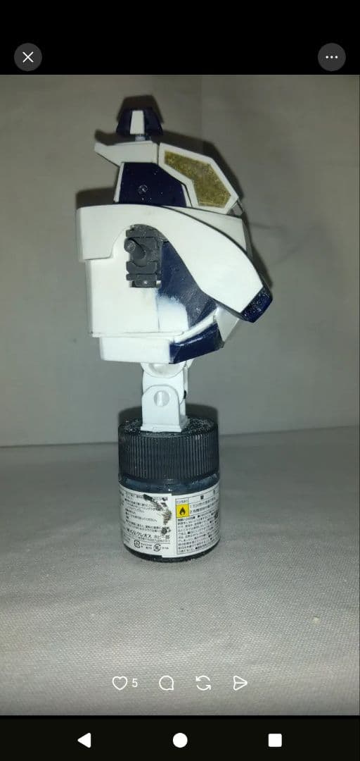 旧キットタカラ1/48ダグラム改造完成品 朽ちダグラムポーズ可能 ジオラマ付き