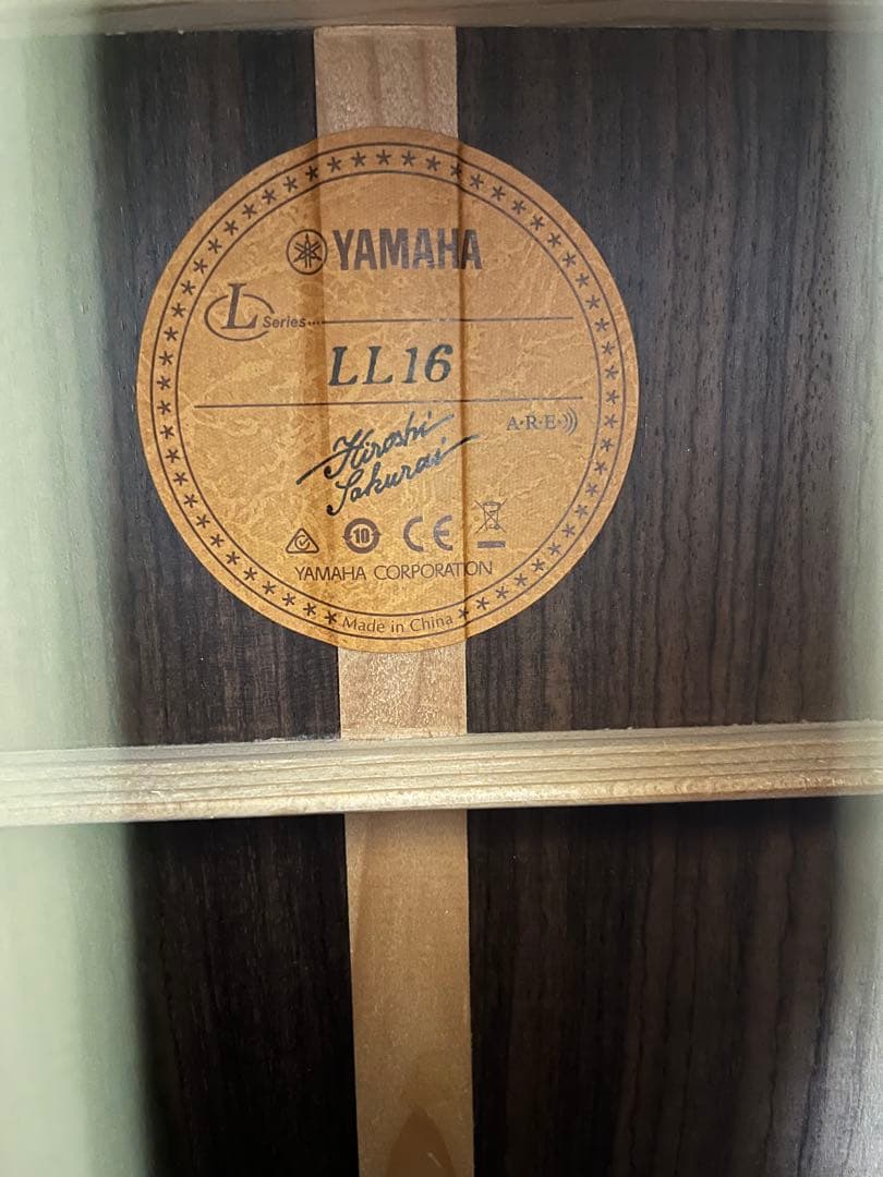 【美品】Yamaha LL16 アコースティックギター ケース付き