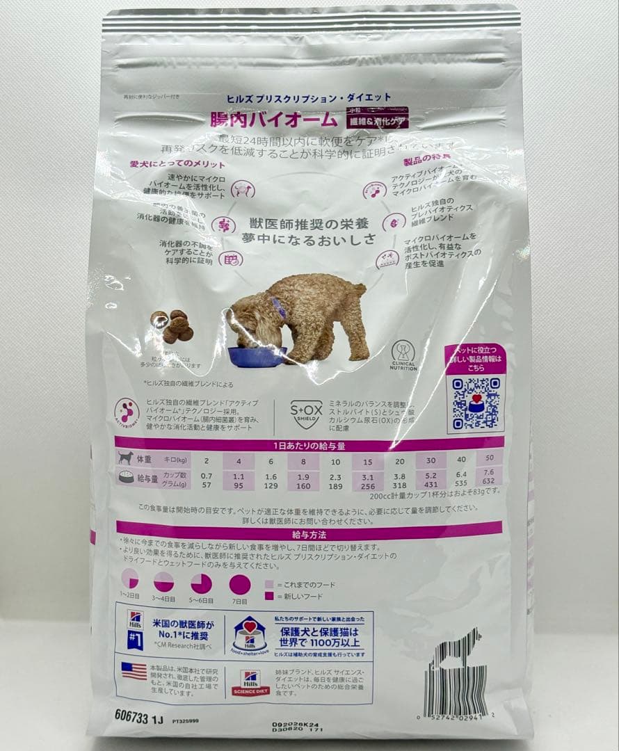 【新品】ヒルズ　腸内バイオーム 犬用 3kg 4袋セット