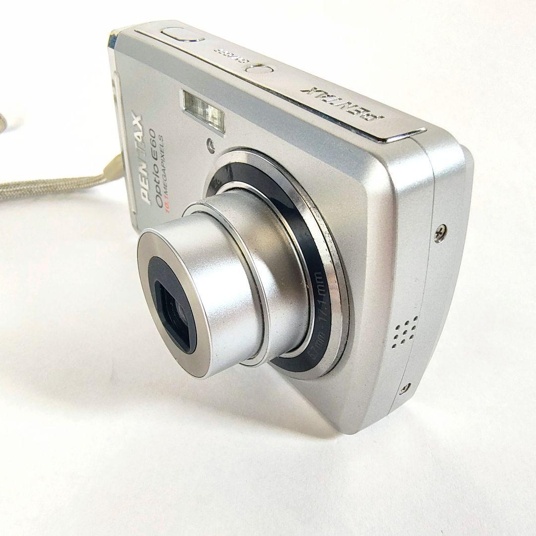 【完動品】PENTAX Optio E60 コンパクトデジタルカメラ備品付き