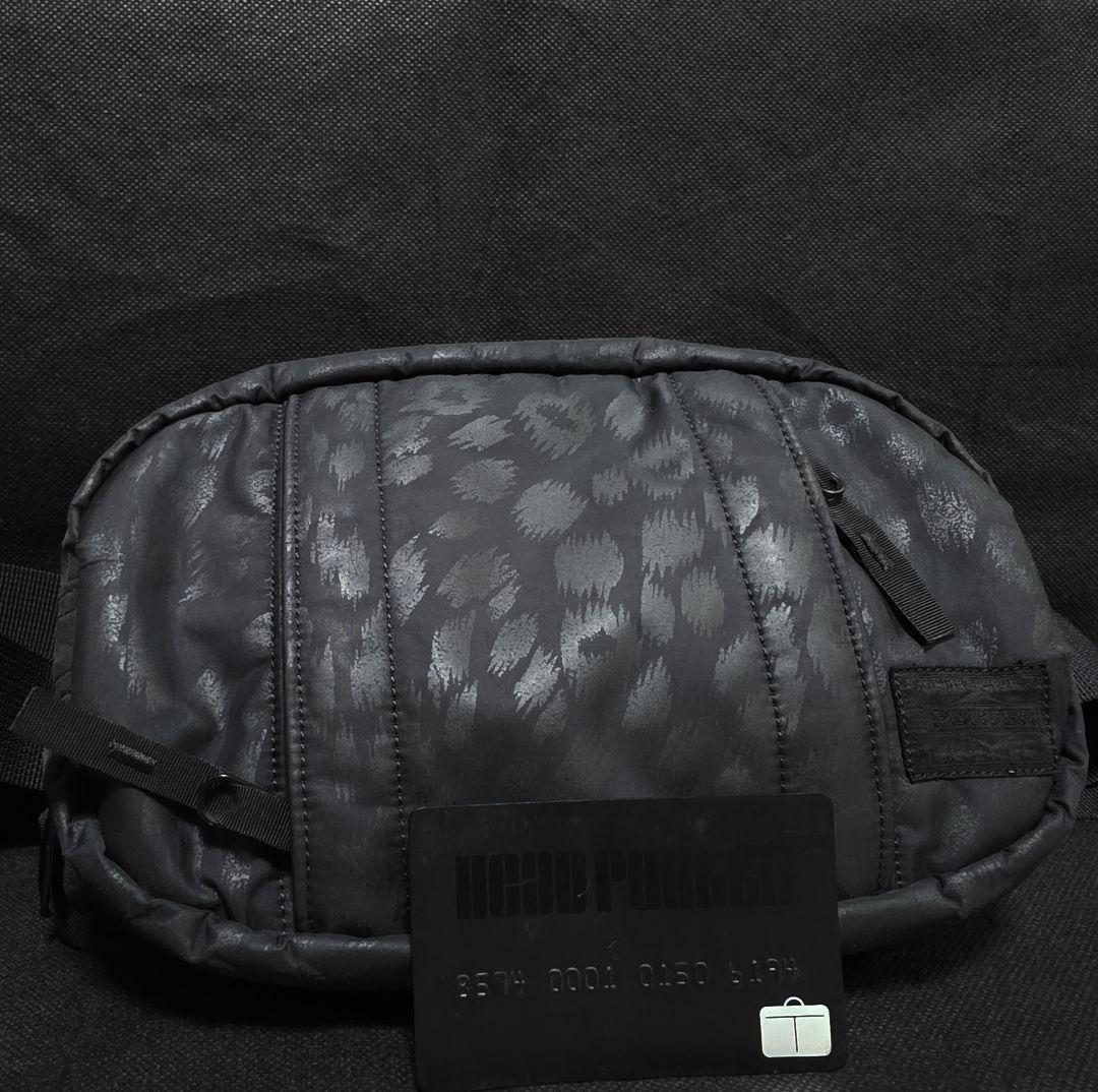 HEADPORTER BLACKBEAUTY 吉田カバン ボディバッグ ヒョウ柄