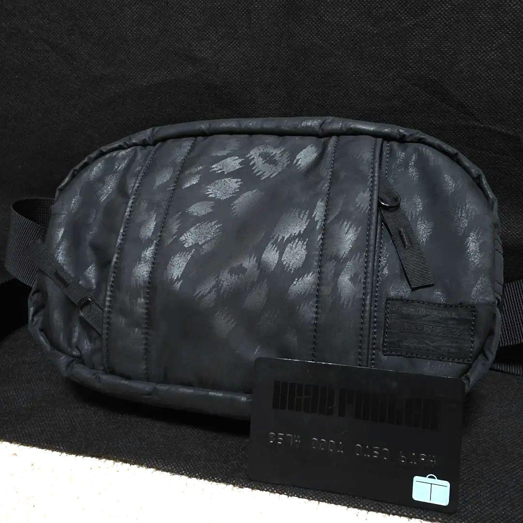 HEADPORTER BLACKBEAUTY 吉田カバン ボディバッグ ヒョウ柄
