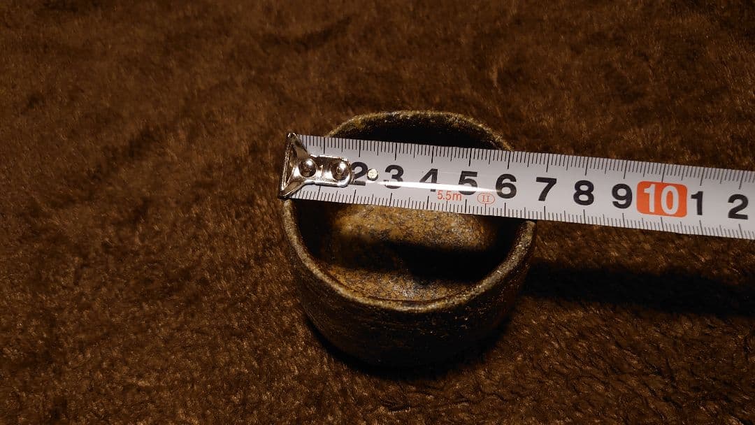 古越前　越前焼　灰釉　蕎麦猪口　ぐい呑み　猪口　１客