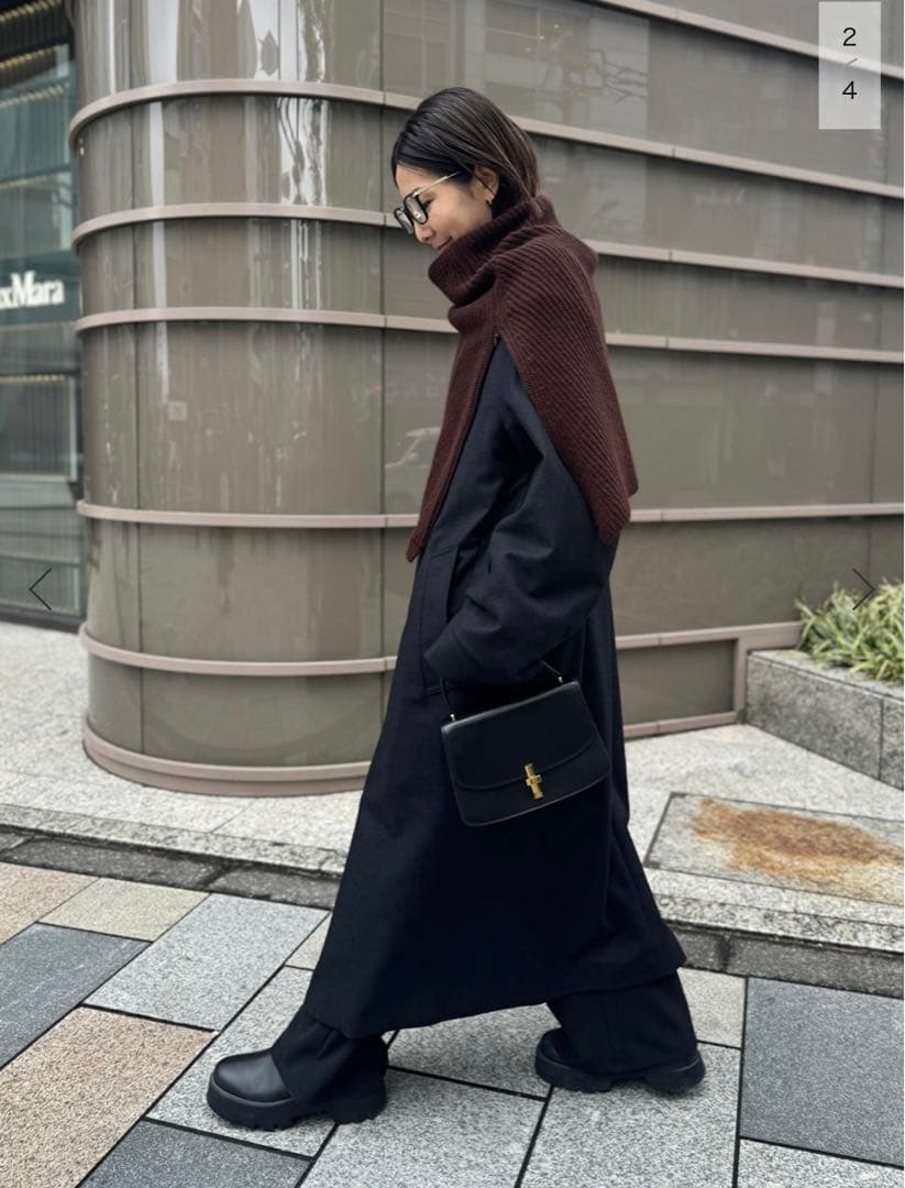 新品タグ付！アパルトモン GOOD GRIEF RIBBED KNIT スヌード