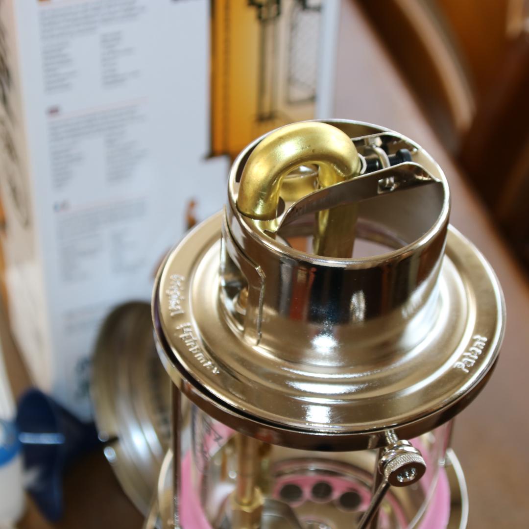 新品未使用　ペトロマックスHK500　灯油ランタン　カラー：ニッケル　正常機能品